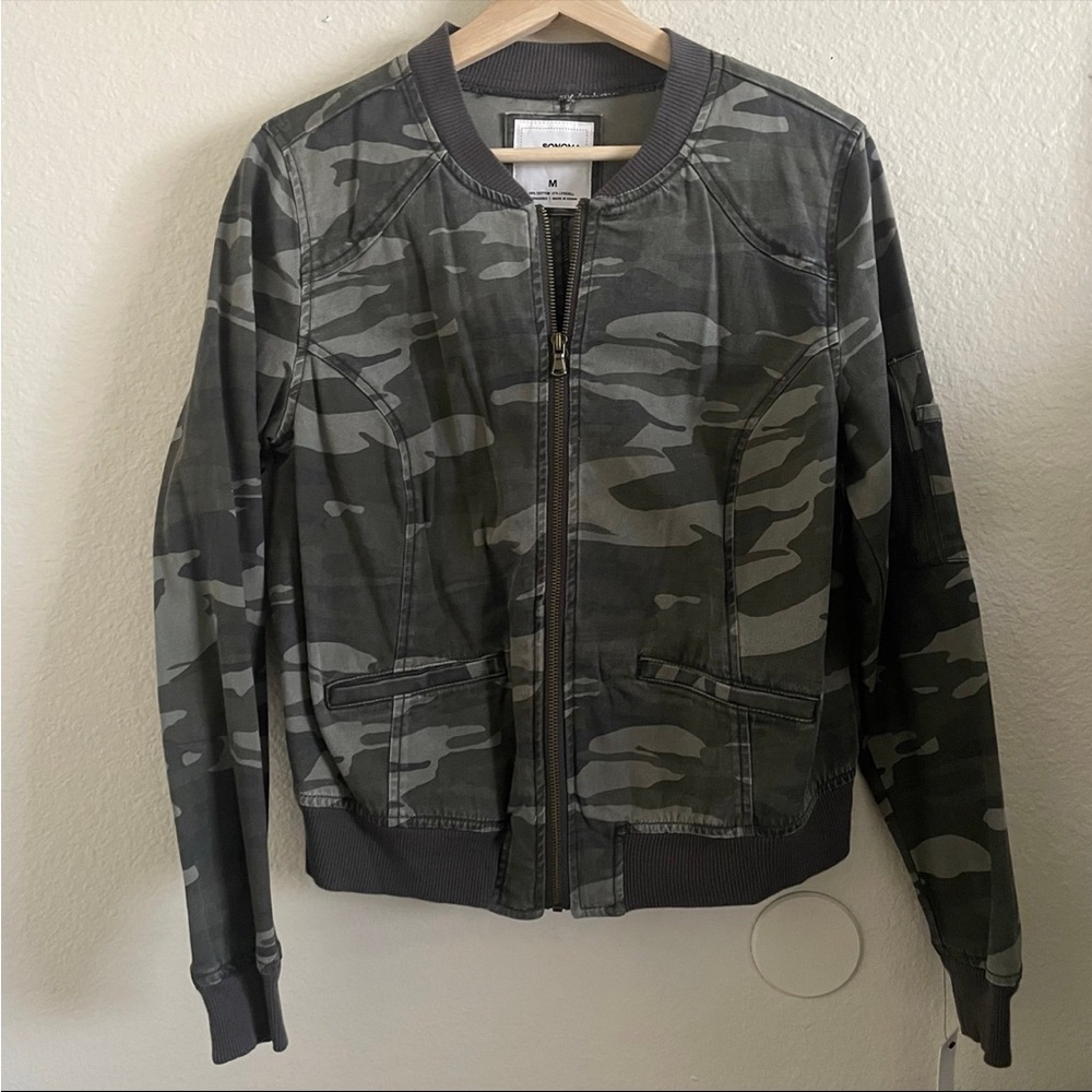 Sonoma Women's Camo Print Jacket - Medium